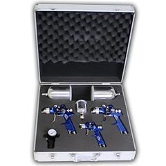 Lackierpistolenset 0,8mm + 1,3mm + 1,7mm mit Alukoffer