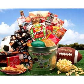 Tailgate Party Time Gift Pail - Are You Ready for Some Football?