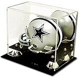 DELUXE UV PROTECTED MINI FOOTBALL HELMET DISPLAY CASE