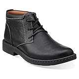 UPC 889304000028 product image for Clarks Stratton Limit Mens Black Leather Boot 10-EXTRA WIDE | upcitemdb.com