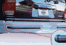 Pacer Performance 20-253SS Hi-Five Smoke Chevy Style LED Cab Roof Light