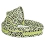 Lulyboo Portable Baby Lounge with Canopy - Green Swirl
