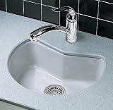 KOHLER K-6558-0 Entertainer Self-Rimming Undercounter Entertainment Sink, White