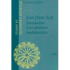 Jean Duns Scot Introduction a Ses Positions Fondamentales