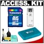 Transcend 16GB SecureDigital SDHC Card + USB Reader + Memory Card Case + Cleaning Kit