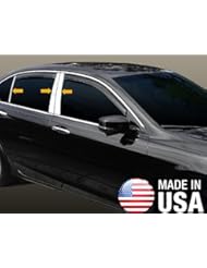 Automotive Parts and Accessories: Made in USA! Fit 2008-2013 Honda Accord Stainless Steel Door Pillar Posts Chrome Cover Window Trim-6pc - MaxMate