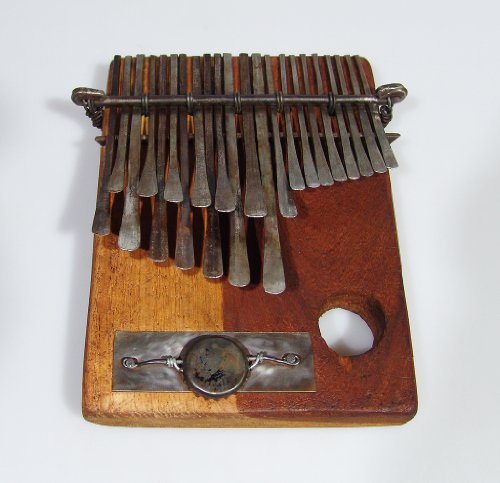 22 Key Medium ELECTRIC Mbira Thumb Piano Kalimba - C. Vambe - Zimbabwe!
