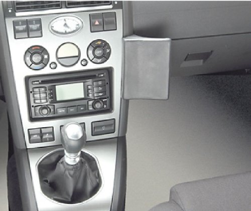 Waeco FOK195 Kunstleder Telefonkonsole Radio schwarz f&uuml;r Ford Mondeo ab Bj. 2001