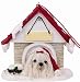 Maltese Dog House Ornament