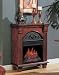 Classic Flame Regency Antique Free Standing Mahogany Electric Fireplace