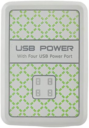 JiaMao Utility Convenience Powerful with LED Indicator Lamp 4 USB Port 3.5A Power Adapter Charger White for Samsung Galaxy S3 S4 S4 Mini S5 Note 2 3 4 Mega 5.8 6.3 Grand 2,iPhone 4 4S 5 5C 5S 6 6 Plus,HTC One M4 MINI M8 M7,Motorola Moto G,Sony Xperia Z Z1 Z1S Z2 Z3,LG G2 G3 G2 MINI G3 MINI, Etc(UK Standard)