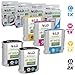 LD Remanufactured Replacements for HP 940XL / 940 5PK HY Ink Cartridges Includes:2 C4906AN Black, 1 C4907AN Cyan, 1 C4908AN Magenta, 1 C4909AN Yellow for OfficeJet Pro 8000 and 8500 Series