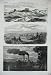 1856 Nebraska Kansas Bluff Ruins Settlers Steamer Boat
