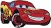 Disney Cars Iron On Applique-McQueen 5-1/2x3" 1/Pkg