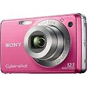 Sony Cybershot DSC-W220 12MP Digital Camera with 4x Optical Zoom with Super Steady Shot Image Stabilization (Light Pink)