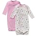Gerber 2pk Infant Gowns in Pink - 0 - 6 Months