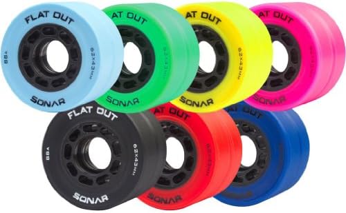 Sonar Flat Out Indoor Quad Roller Derby Skate Wheels by Riedell