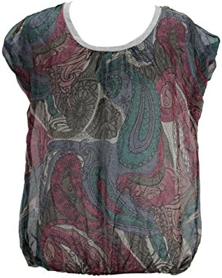 Marella Sport Grey Sleeveless Women'S Blouse Size XL US Regular