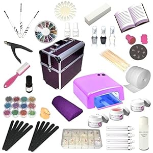 Kit de manucure + nail art professionnel complet avec malette de