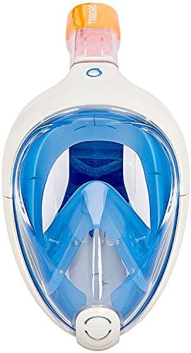 EASYBREATH snorkeling mask (S/M) or (L/XL) - BLUE (L/XL)