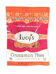 Lucy's Cinnamon Thins, 1.25-Ounce Packages (Pack of 16)