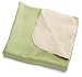 Sherpa & Suede Stroller Blanket - Sage