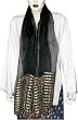 Women's Scarves Designers Accessories Organza Silk India Designs Size 27 " x 69 " (srfz010)
