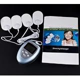 Portable LCD Massage Therapy w/ 4 Electrode Pads