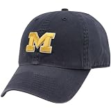 Twins Enterprise Michigan Wolverines Navy Franchise Fitted Hat