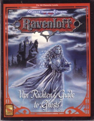 Cover image : Van Richten's Guide to Ghosts (Advanced Dungeons & Dragons, Rr5 Accessory, 9355)