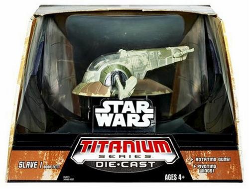 Childrens Toyshop  Toys : Titanium Series Star Wars Ultra Diecast Slave 1