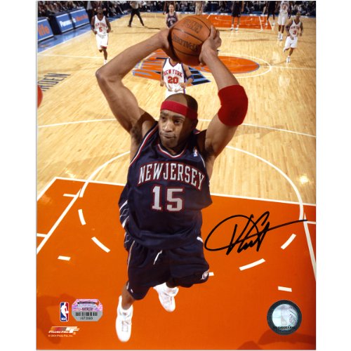 Mounted Memories New Jersey Nets Vince Carter Autographed Photo