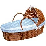 Badger Basket Co Hooded Moses Basket
