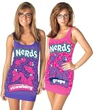 Nerds Candy Juniors Tunic Tank Dress with Nerd Glasses