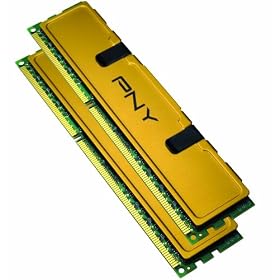 PNY Optima 8 GB (2 x 4 GB) PC3-10666 1333MHz DDR3 Desktop DIMMs Memory Kit MD8192KD3-1333 by 