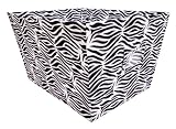 Trend Lab Zebra Print Storage Bin, Large Fabric