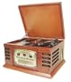 Crosley 3-in-1 Entertainment Center - Audio system - CD / cassette / turntable - paprika