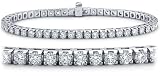 Ladies 5 Carat Diamond Tennis Bracelet