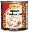 Roland Whole Mushrooms (25/35 Count), 16-Ounce Can (Pack of 4)