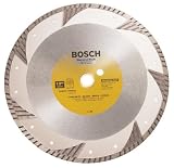 Bosch DB1263 Premium Plus 12-Inch Dry or Wet Cutting Turbo Continuous Rim Diamond Saw Blade with 1-Inch Arbor for Masonry