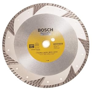 Bosch DB1263 Premium Plus 12-Inch Dry or Wet Cutting Turbo Continuous Rim Diamond Saw... by Bosch