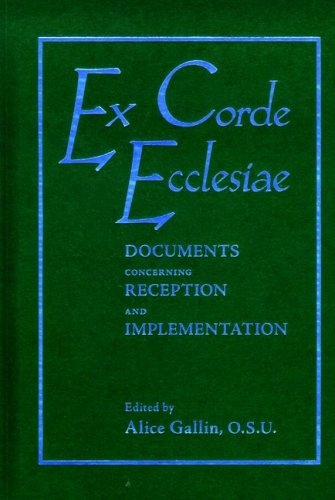 Ex Corde Ecclesiae: Documents Concerning Reception and Implementation under Canon Law in The Books Store