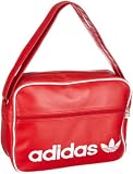 adidas Originals AC AIRLINE BAG V87861, Unisex - Erwachsene, Schultertaschen, Rot (LGTSCARLT/WH), 38x28x12 cm (B x H x T)