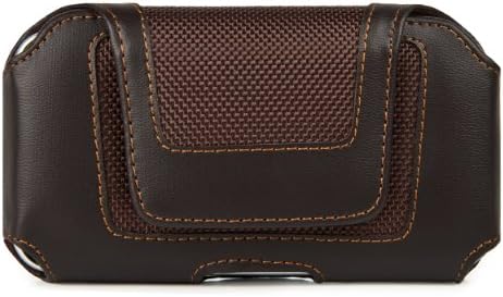 Premium Faux Leather Wallet & Holster Puch Case for Kyocera Brigadier Smartphone (Verizon)