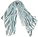 Jemis Women' S Christmas Snow Silk Scarf 50*150cm
