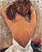 Art Poster Print - Douce Comme La Peau D'une Peche - Artist: Veronique Mansart - Poster Size: 23.5 X 31.5 inches