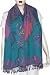 Fur Stoles in Jamawar Wool Womens Outerwear India 24 x 66 inches (jstl235)