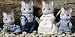 Calico Critters Fisher Cat Family