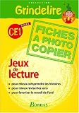 Grindelire jeux lecture CE1 cycle 2 fiches a photocopier