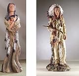 Native American Sculptures - Mother and Child Sculpture - Majestic Chief Sculpture (Southwestern Art)